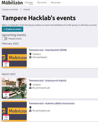 Mobilizon events
